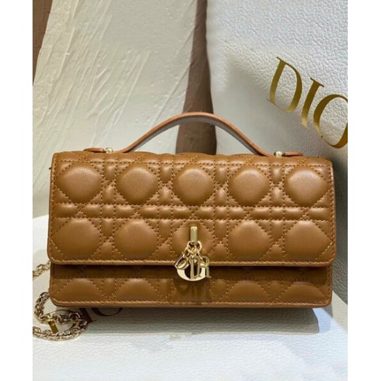 Replica Dior My Dior Top Handle Bag Coffee Replica Dior My Dior Top Handle Bag Coffee