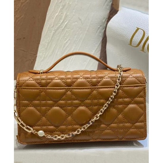 Replica Dior My Dior Top Handle Bag Coffee Replica Dior My Dior Top Handle Bag Coffee