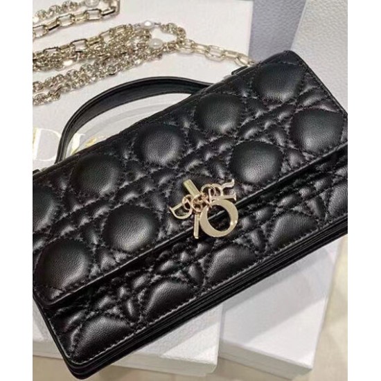 Replica Dior My Dior Top Handle Bag Black Replica Dior My Dior Top Handle Bag Black