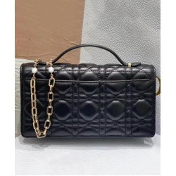 Replica Dior My Dior Top Handle Bag Black Replica Dior My Dior Top Handle Bag Black