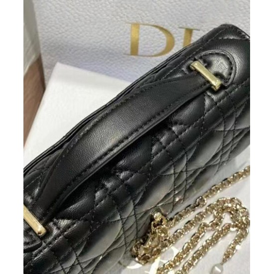 Replica Dior My Dior Top Handle Bag Black Replica Dior My Dior Top Handle Bag Black