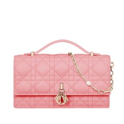 Replica Dior My Dior Top Handle Bag Pink