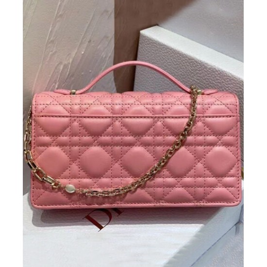 Replica Dior My Dior Top Handle Bag Pink Replica Dior My Dior Top Handle Bag Pink