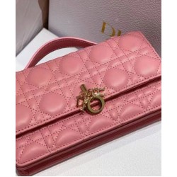 Replica Dior My Dior Top Handle Bag Pink Replica Dior My Dior Top Handle Bag Pink