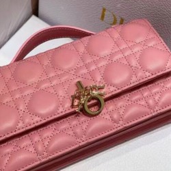 Replica Dior My Dior Top Handle Bag Pink