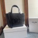 Replica Celine Mini Cabas Anais triomphe Bag Black Grained Calfskin