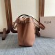 Replica Celine Small Cabas Anais triomphe Shoulder Bag Brown Grained