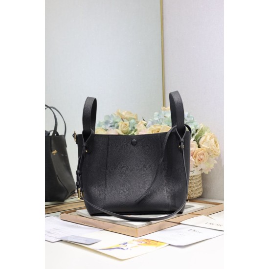 Replica Dior Small/Medium Signature Bucket Bag Black Replica Dior Small/Medium Signature Bucket Bag Black