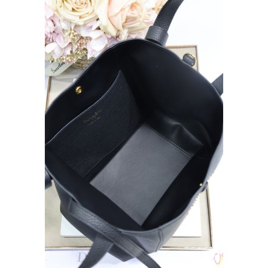 Replica Dior Small/Medium Signature Bucket Bag Black Replica Dior Small/Medium Signature Bucket Bag Black