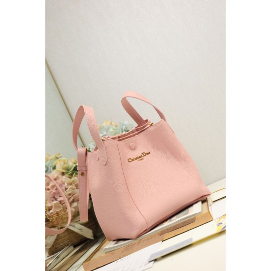 Replica Dior Small/Medium Signature Bucket Bag Pink Replica Dior Small/Medium Signature Bucket Bag Pink