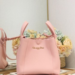 Replica Dior Small/Medium Signature Bucket Bag Pink