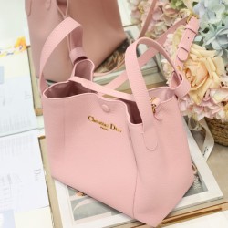 Replica Dior Small/Medium Signature Bucket Bag Pink