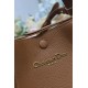 Replica Dior Small/Medium Signature Bucket Bag Brown Replica Dior Small/Medium Signature Bucket Bag Brown
