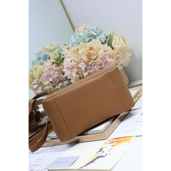 Replica Dior Small/Medium Signature Bucket Bag Brown Replica Dior Small/Medium Signature Bucket Bag Brown