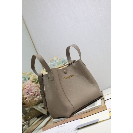 Replica Dior Small/Medium Signature Bucket Bag Gray Replica Dior Small/Medium Signature Bucket Bag Gray