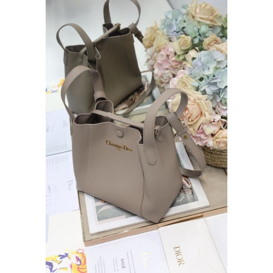 Replica Dior Small/Medium Signature Bucket Bag Gray Replica Dior Small/Medium Signature Bucket Bag Gray