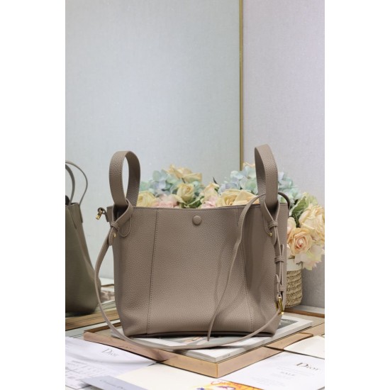 Replica Dior Small/Medium Signature Bucket Bag Gray Replica Dior Small/Medium Signature Bucket Bag Gray