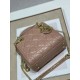 Replica Dior Mini Lady Dior Bag with Chain Blush Cannage