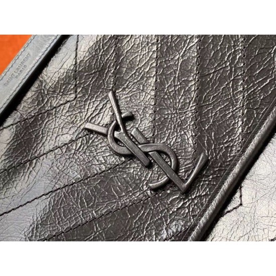 Replica YSL Saint Laurent Niki Baby Vintage Bag Black Replica YSL Saint Laurent Niki Baby Vintage Bag Black