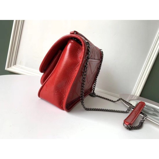 Replica YSL Saint Laurent Niki Baby Vintage Bag Crinkled Red Replica YSL Saint Laurent Niki Baby Vintage Bag Crinkled Red