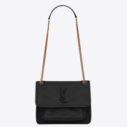 Replica YSL Saint Laurent Niki Baby Vintage Bag Black