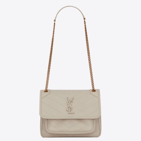 Replica YSL Saint Laurent Niki Baby Vintage Bag White Replica YSL Saint Laurent Niki Baby Vintage Bag White