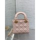 Replica Dior Lady Dior Mini Bag with Chain Resin Charms Pink Replica Dior Lady Dior Mini Bag with Chain Resin Charms Pink
