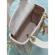 Replica Dior Lady Dior Mini Bag with Chain Resin Charms Pink Replica Dior Lady Dior Mini Bag with Chain Resin Charms Pink