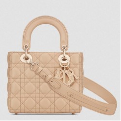 Replica Dior Classic Small Lady Dior My ABCDior Bag Cannage Beige