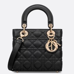Replica Dior Classic Small Lady Dior My ABCDior Bag Cannage Black