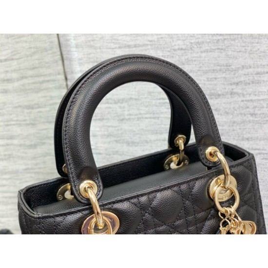 Replica Dior Classic Small Lady Dior My ABCDior Bag Cannage Black Replica Dior Classic Small Lady Dior My ABCDior Bag Cannage Black