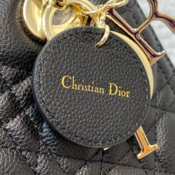 Replica Dior Classic Small Lady Dior My ABCDior Bag Cannage Black