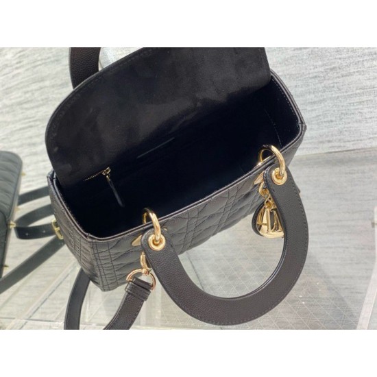 Replica Dior Classic Small Lady Dior My ABCDior Bag Cannage Black Replica Dior Classic Small Lady Dior My ABCDior Bag Cannage Black