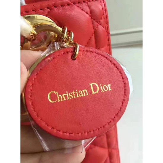 Replica Dior Classic Medium Lady Dior Bag Red Replica Dior Classic Medium Lady Dior Bag Red