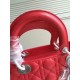 Replica Dior Classic Medium Lady Dior Bag Red Replica Dior Classic Medium Lady Dior Bag Red