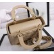 Replica Dior Medium Lady Dior Bag with Enamel Charm Beige Replica Dior Medium Lady Dior Bag with Enamel Charm Beige