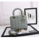 Replica Dior Classic Medium Lady Dior Cannage Bag Gray Replica Dior Classic Medium Lady Dior Cannage Bag Gray