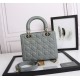 Replica Dior Classic Medium Lady Dior Cannage Bag Gray Replica Dior Classic Medium Lady Dior Cannage Bag Gray
