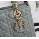 Replica Dior Classic Medium Lady Dior Cannage Bag Gray Replica Dior Classic Medium Lady Dior Cannage Bag Gray