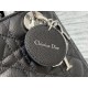 Replica Dior Lady Dior Medium Bag Grained Calfskin Black Replica Dior Lady Dior Medium Bag Grained Calfskin Black