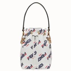 Fake Mon Tresor Mini Bucket Bag White Replica
