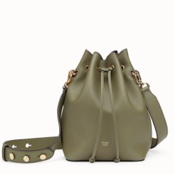 Fake Small Mon Tresor Bucket Bag Green Replica