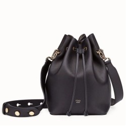 Replica Small Mon Tresor Bucket Bag Black