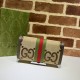 Fake Gucci Ophidia GG continental wallet ‎523153 Brown Replica