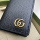 Replica Gucci GG Marmont card case 547075 Black