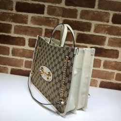 Replica Gucci 1955 Horsebit Medium Tote Bag 621144 White Replica Gucci 1955 Horsebit Medium Tote Bag 621144 White