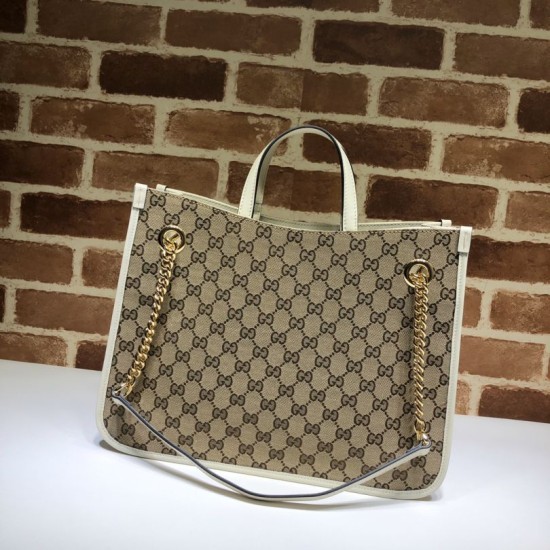 Replica Gucci 1955 Horsebit Medium Tote Bag 621144 White Replica Gucci 1955 Horsebit Medium Tote Bag 621144 White
