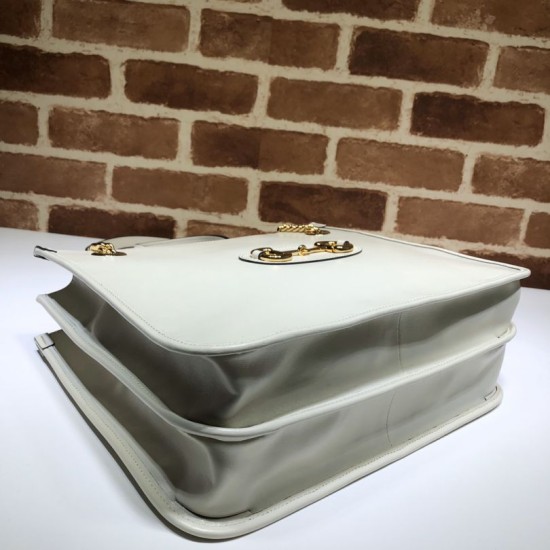 Replica Gucci 1955 Horsebit Medium Tote Bag 621144 All White Replica Gucci 1955 Horsebit Medium Tote Bag 621144 All White