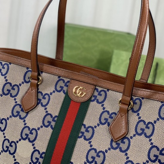 Replica Gucci Ophidia jumbo GG Medium Tote 631685 Brown Fake Gucci Ophidia jumbo GG Medium Tote 631685 Brown Replica
