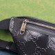 Replica Gucci Jumbo GG small belt bag 658582 Black